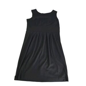 CR Sportswear Womens Sleeveless Black Dress Size‎ Large Summer Midi Stretch